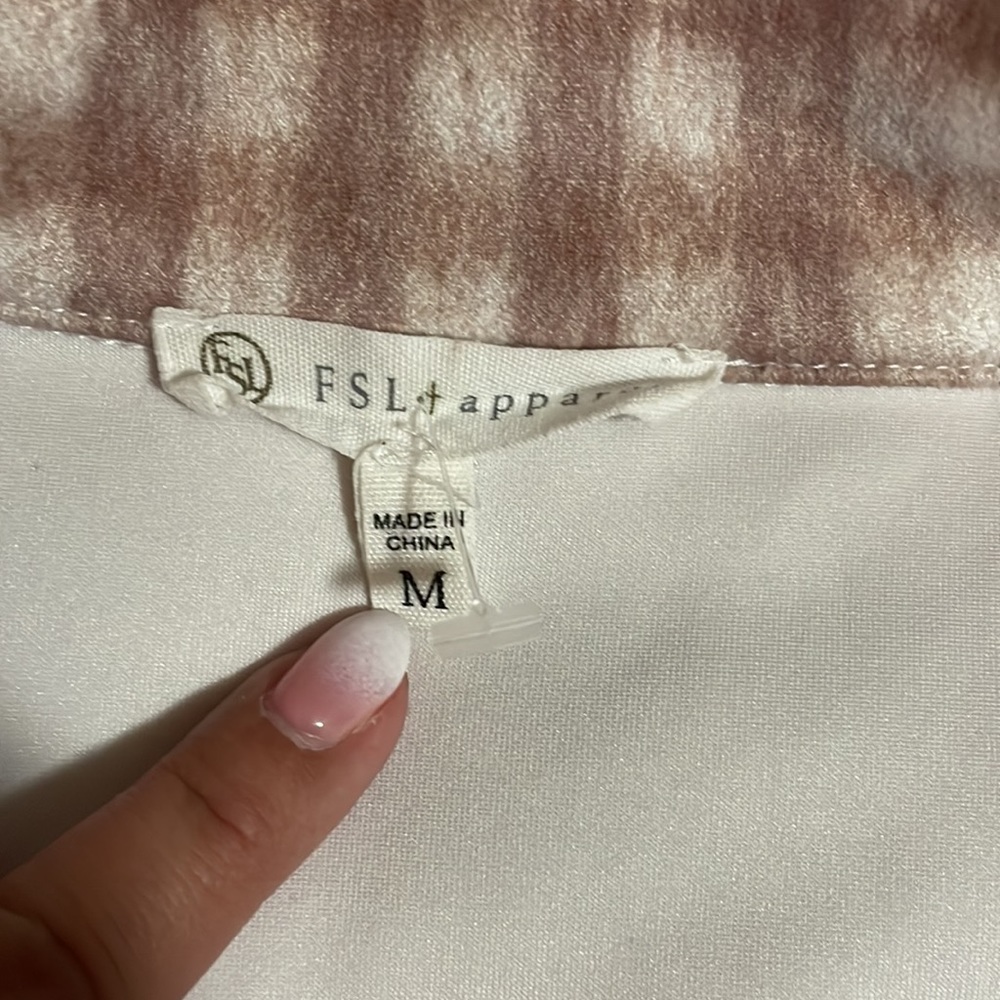 Brown plaid shacket - Picture 2 of 2
